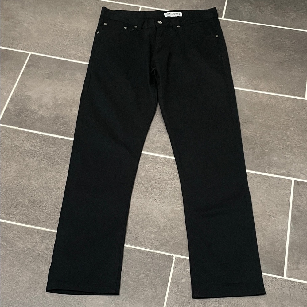 GUSTIN #369 JAPAN SELVEDGE BEDFORD CORDUROY Jeans size 33X31 - Picture 4 of 14